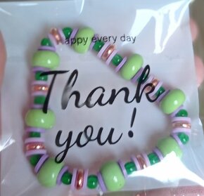 Poutka k mobilu, náramky a přívěsky z korálků - různé druhy - 15