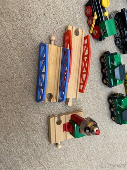 Sety dřevěné - vláčkodráhy/koleje mašinky - 15