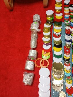 vintage horkovzdušná trouba+ recepty,víčka 480kusů,otvírače - 15