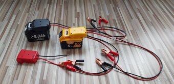 Startovací kabely,pro Aku Makita/DeWALT/Milwauk/BOSCH - 15