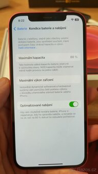 Apple iPhone 12 64GB RED,skvělý stav,baterie 88%,zár.12mes - 15