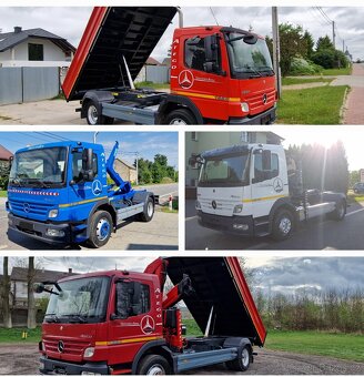 MERCEDES-BENZ ATEGO 1222 hákový nosič + hydr. ruka 2009r - 15