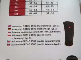 kolenni bandáž Avicenum Ortho, - 15