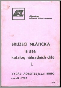 Kombajn E 517 katalog náhradních dílů - 15