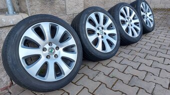 Alu kola 5x112 r17 originál Škoda Superb II - 15