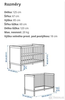 Dětská postýlky IKEA - 15