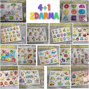 VKLÁDAČKY - nové  4+1 ZDARMA - 15