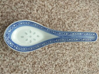 Nová sada misek z čínského porcelánu - motiv rýžové zrno - 15