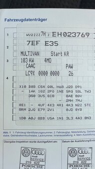 Vw Multivan T5.1 2.0Tdi 103kw M6 4x4 caravelle transporter - 15