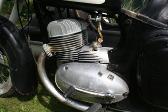 Jawa 350 + sidecar + vozík PAV - 15