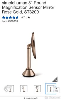 Simplehuman Kosmetické zrcadlo s LED osvětlením ST3209 - 15