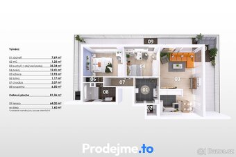 Prodej bytu 3+kk, 151 m2- Za Plovárnou, Znojmo, ev.č. 100098 - 15
