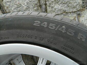 alu kola 5x112+letní pneu r17 - 15