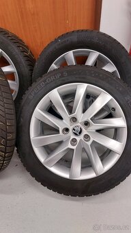 Alu kola 5x112 r17 originál Škoda Superb III  Stratos - 15