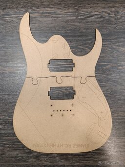 Šablony pro výrobu kytary - 15