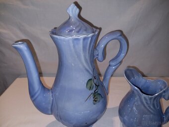 Glazurovaná keramika - kávový servis (9 ks). - 15