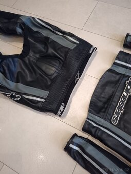 Alpinestars Octane-Pánská kožená moto kombinéza, dvoudílná - 15