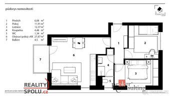 Pronájem, byty/3+kk, 65 m2, Kopřivová 1701/8, 26801 Hořovice - 15