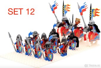 Figúrky Rytieri 2 (8ks) typ lego, nové, nehrané - 15