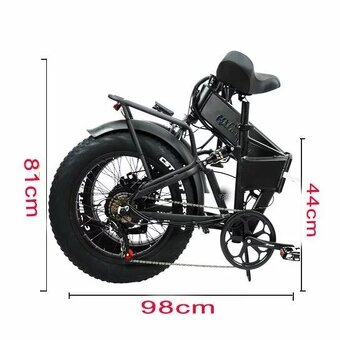 Skládací elektrokolo MONSTER 250X/CMACEWHEEL RX20max - 15