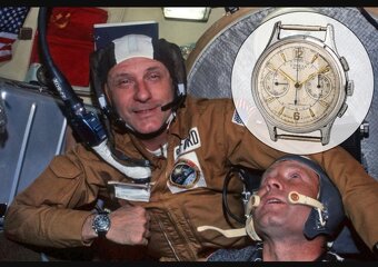 VZÁCNÝ CHRONOGRAF STRELA/ŠÍP-KOSMONAUT ALEXEJ LEONOV - 15
