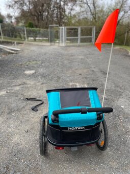 Sportovní cyklovozík Hamax Pioneer pro 2 děti - 15