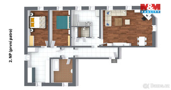 Prodej bytu 4+1, 153 m², Aš, ul. Jateční - 15