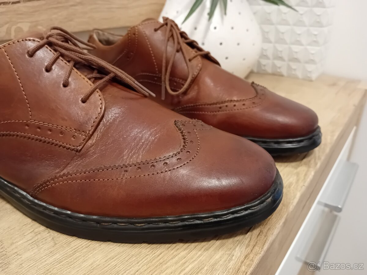 Josef Seibel pánské polobotky vel. 45/46 kožené - 16