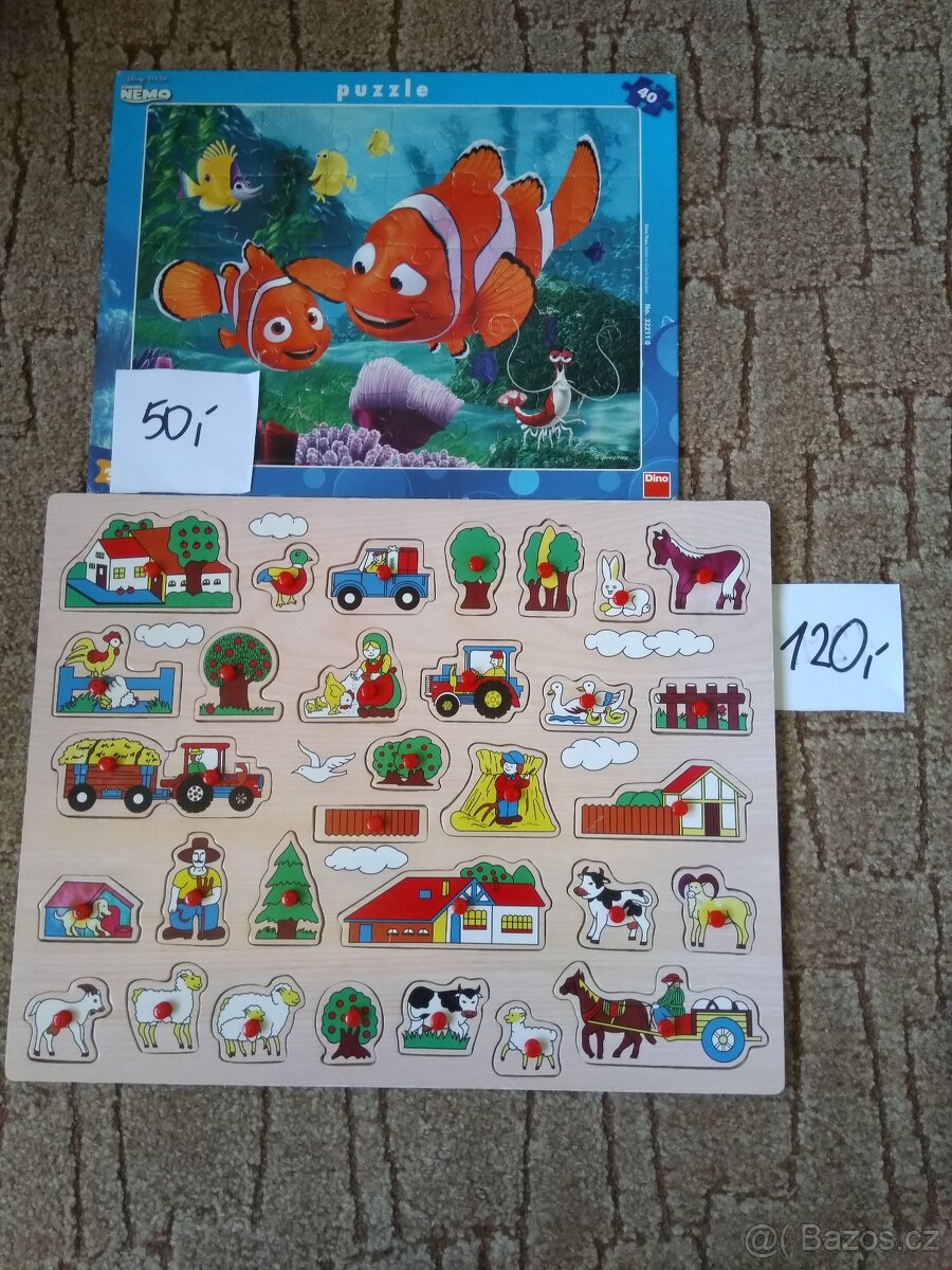 dřevěné a plastové hrací hračky - 16