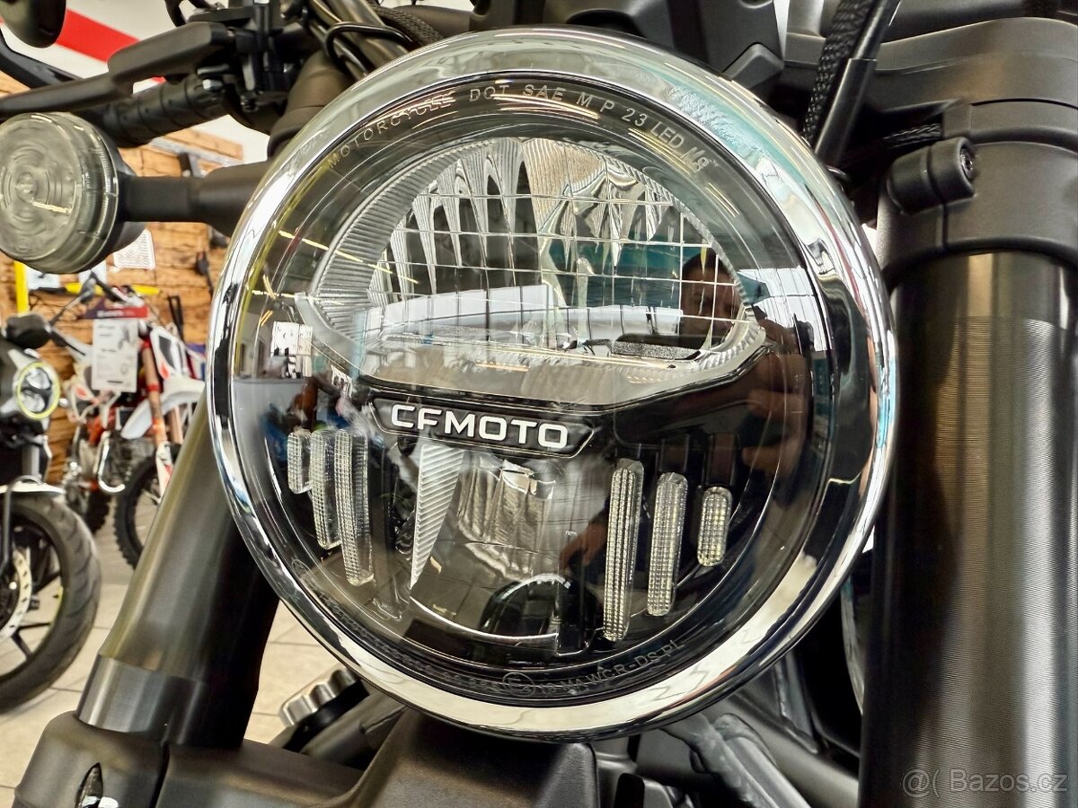 CFMOTO 450CL-C Bobber - černá/bílá - 16