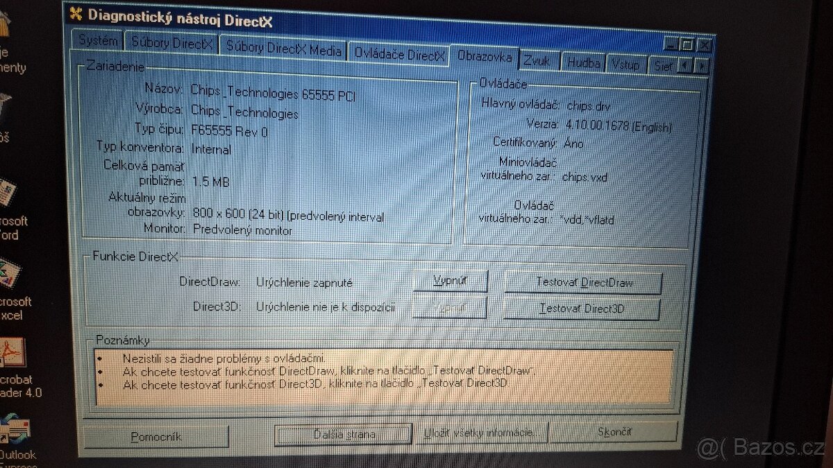 Retro notebook Compaq Armada 4220T - 16