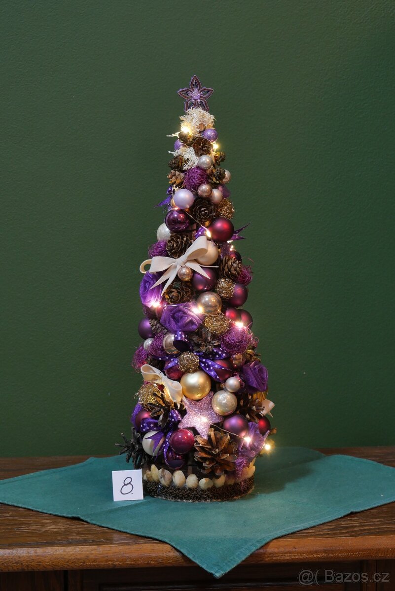 Vánoční stomeček 42cm světelný - 16