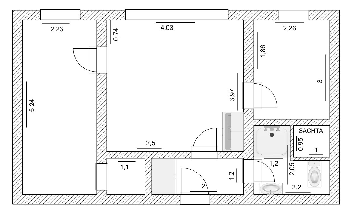 Prodej bytu 3+kk 44 m² Václava Košaře, Ostrava - Dubina - 16