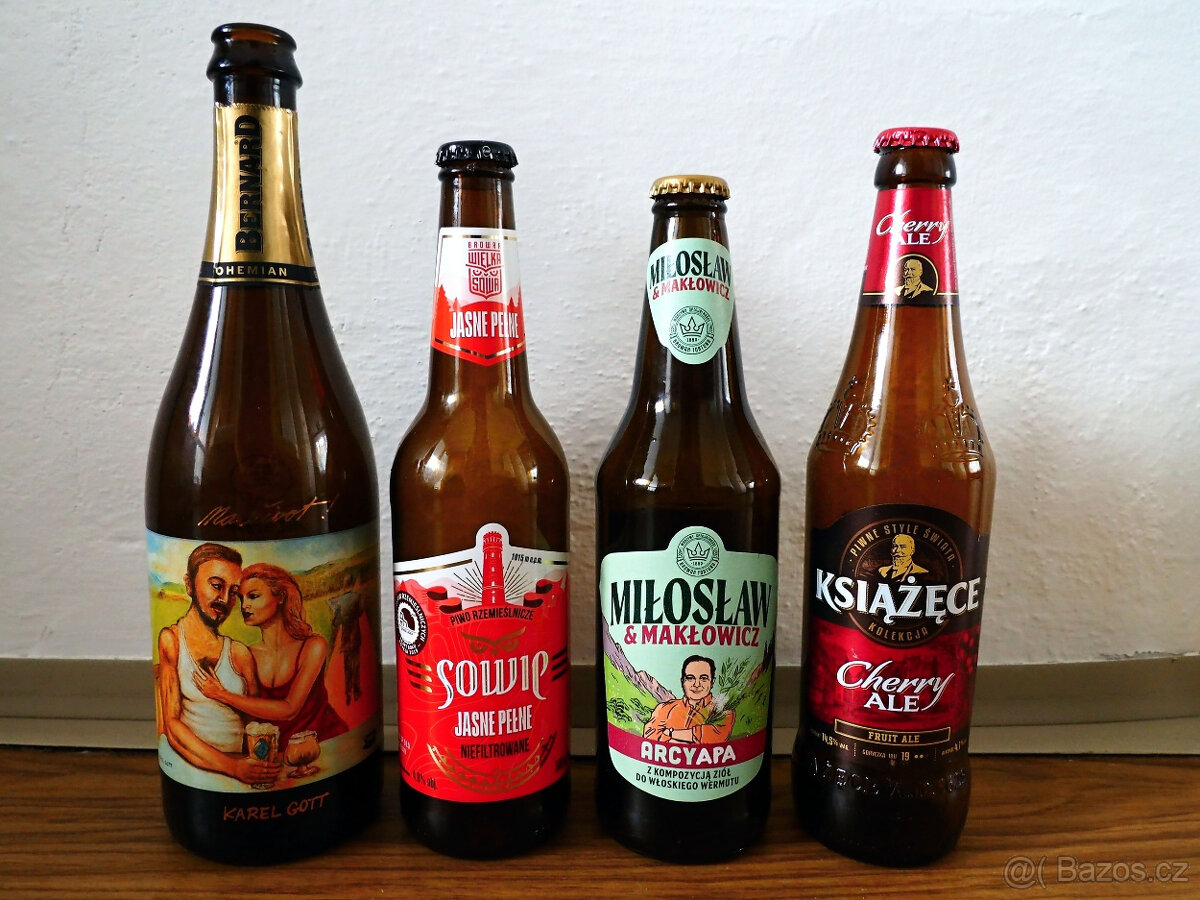 Sběratelské prázdné lahve + pivní lahve a plechovky - 16