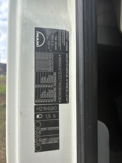 MAN TGA 26.440 6x2 podvozek pro výměnné nástavby - 16