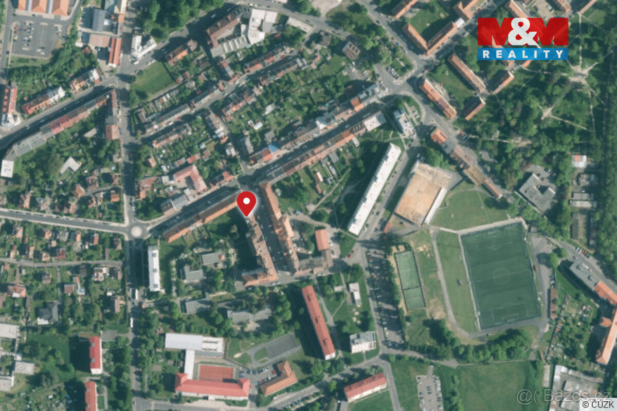 Pronájem bytu 2+1, 61 m², Cheb, ul. Na Hradčanech - 16