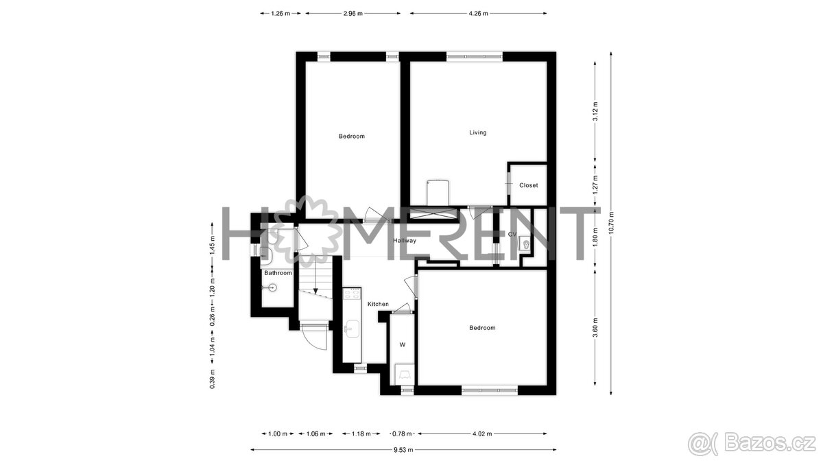 Praktický byt 3+1 (71 m²) se soukromým vstupem a parkováním, - 16