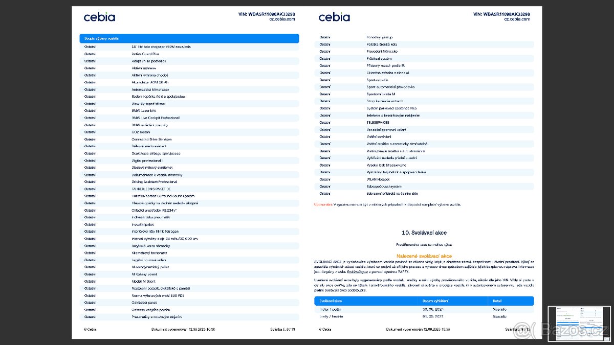 BMW 330i G20 2019 Mpaket zadokolka 190kw, bílá perleť, 19" - 16