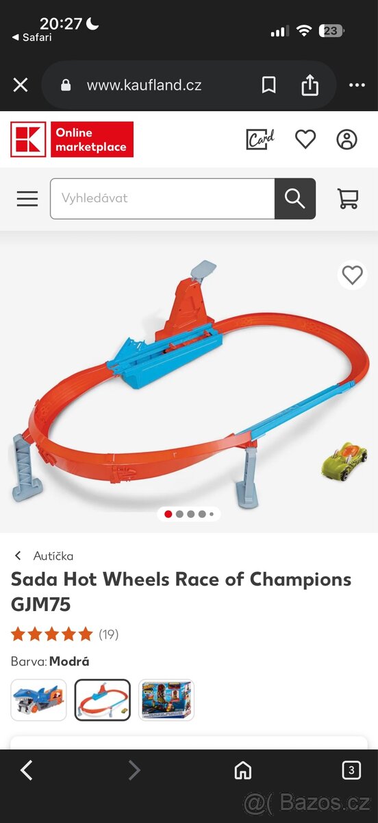 Hot Wheels Nebeská věž Kraksy GWT39 a Hot Wheels GJM75 - 16