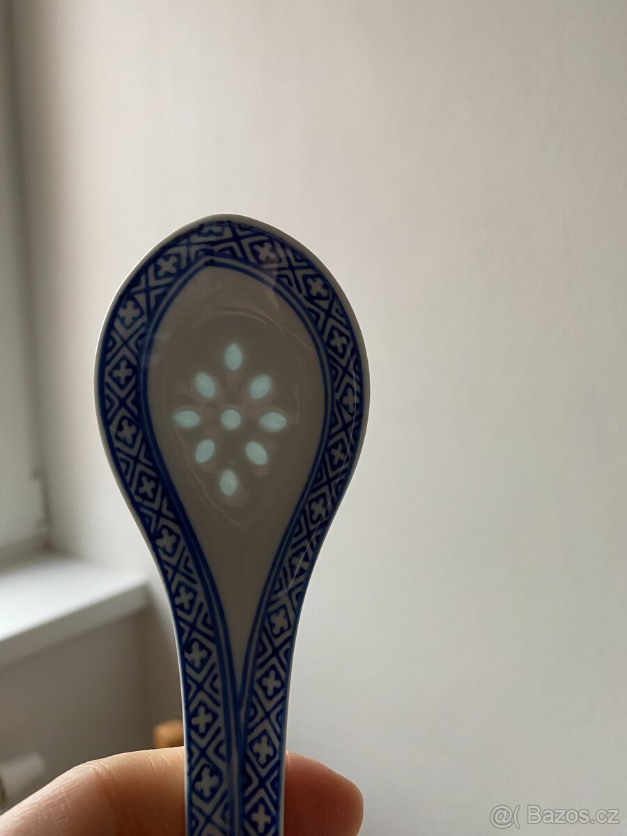 Nová retro souprava z čínského porcelánu I - rýžové zrno - 16