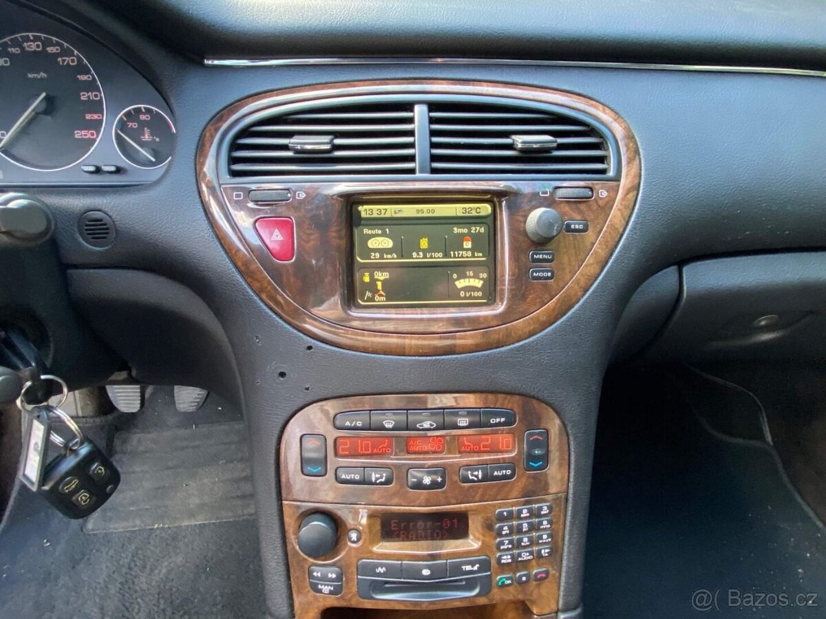 Peugeot 607 2.2 HDI 98kW digitální klima JBL kůže 2001 - 16