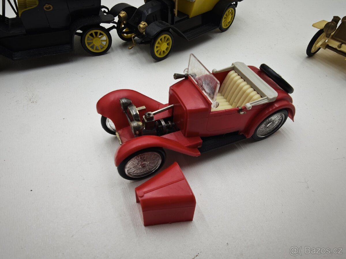 Staré retro hračky,autíčka igra oldtimer - 16