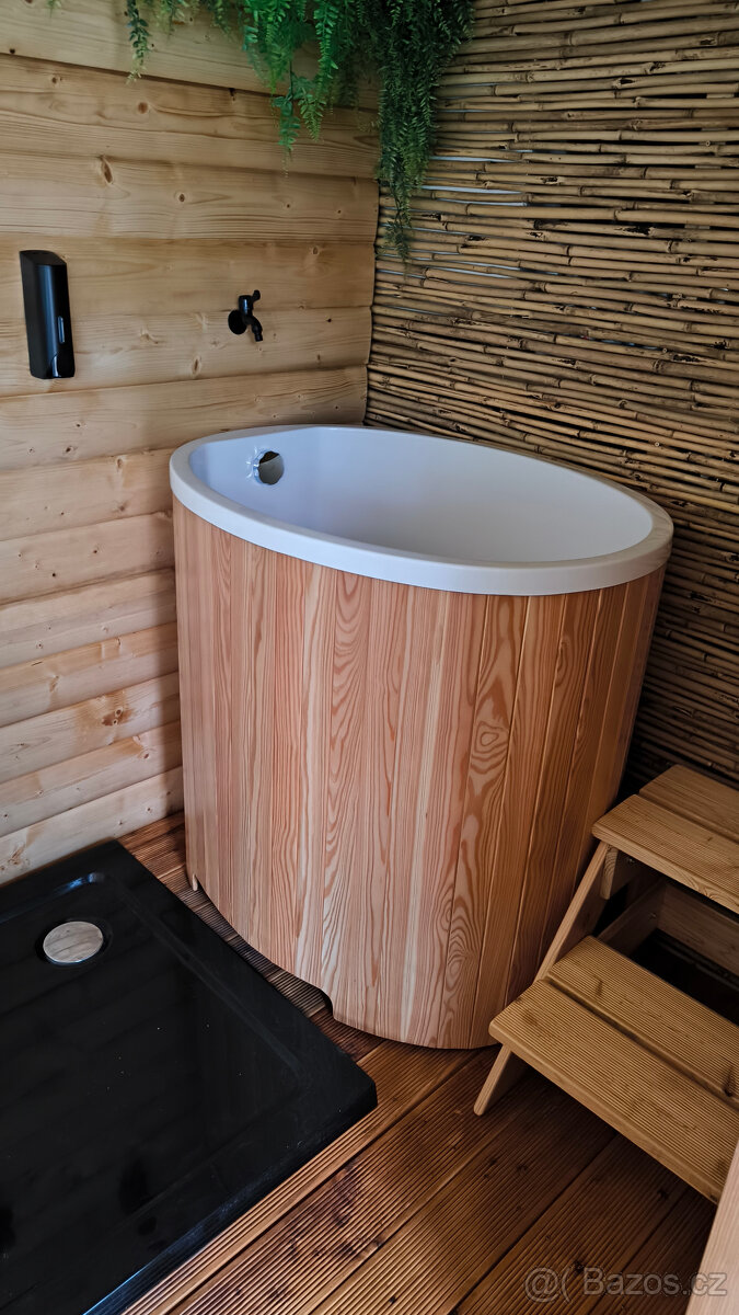 Ochlazovací káď sud - modřín - 16