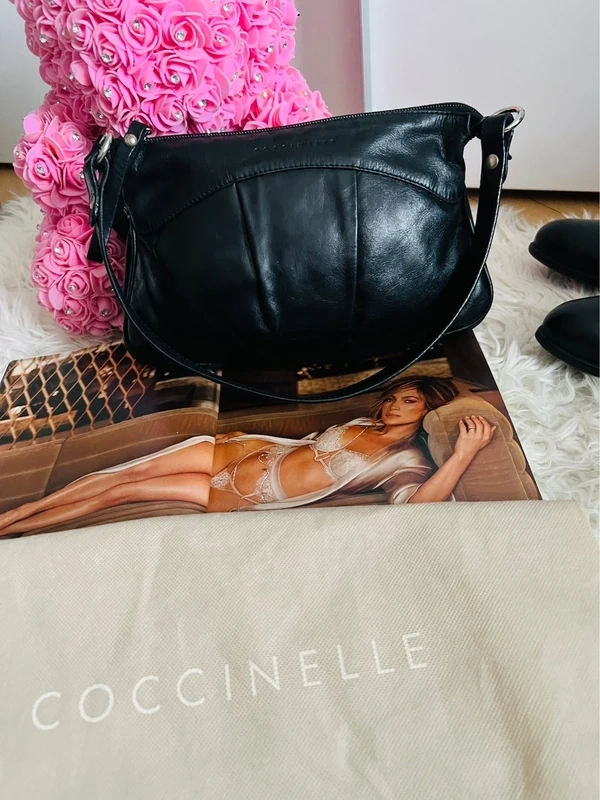 🌸Coccinelle🌸pravá kůže luxusní nádherná kabelka prostorná - 16