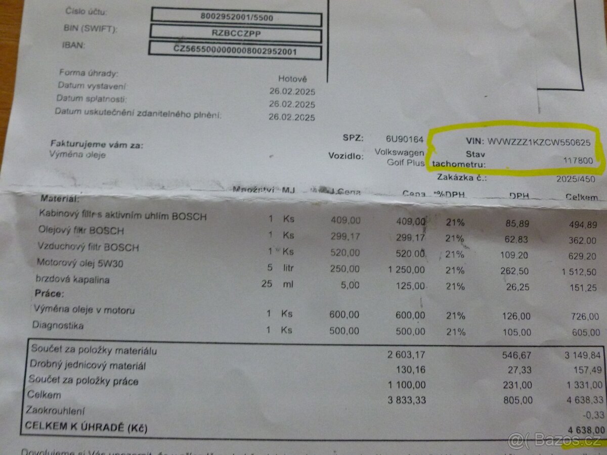 Volkswagen Golf Plus 1.2TSi DIGI KLIMA /CZ/ TAŽNÉ - 16