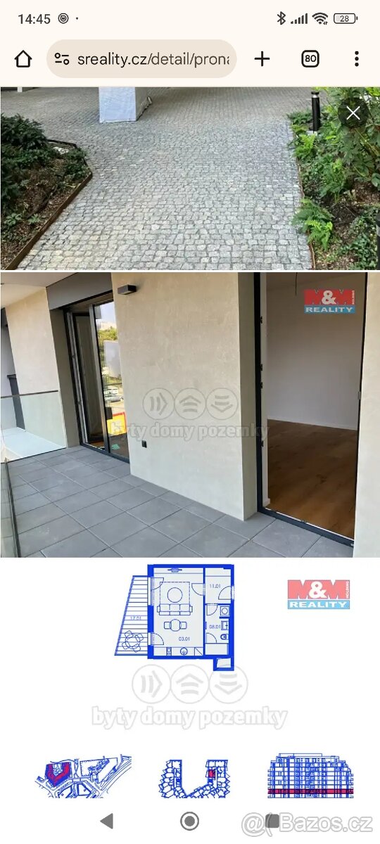 Pronajmu nový, zařízený byt 1kk 42m s terasou - Hagibor - 16