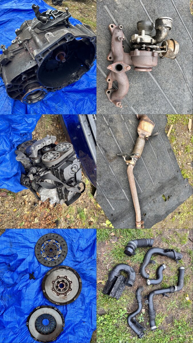 Nd Škoda octavia 2 2.0tdi 103kw BKD díly z vozu ihned - 16