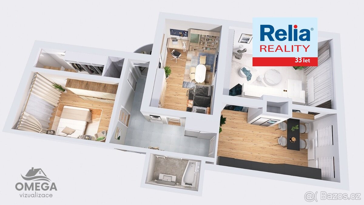 Krásný cihlový byt 3+kk 107 m², Pardubice (ul. Havlíčkova) - 16