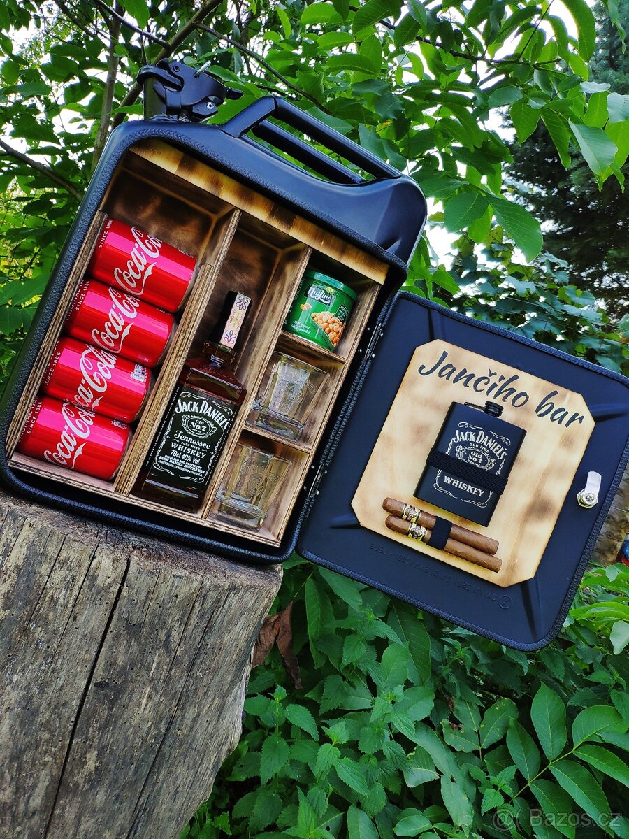 Kanister bar, minibar, kovová bandaska - 16
