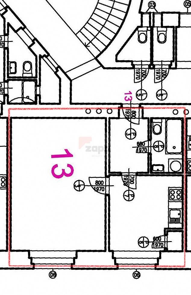 Pronájem bytu 2+kk 42 m2 s patrem na spaní, Praha 5 Smíchov, - 16